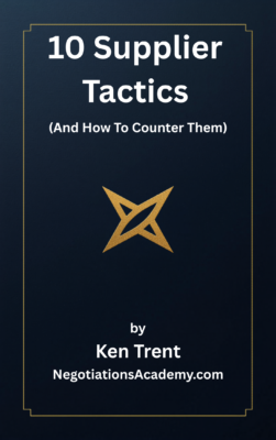 10 Supplier Tactics (And How to Counter Them)