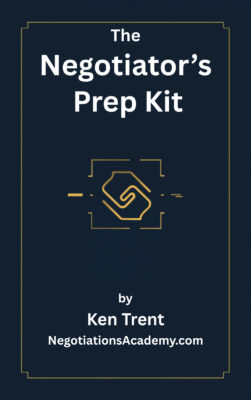 The Negotiator's Prep Kit